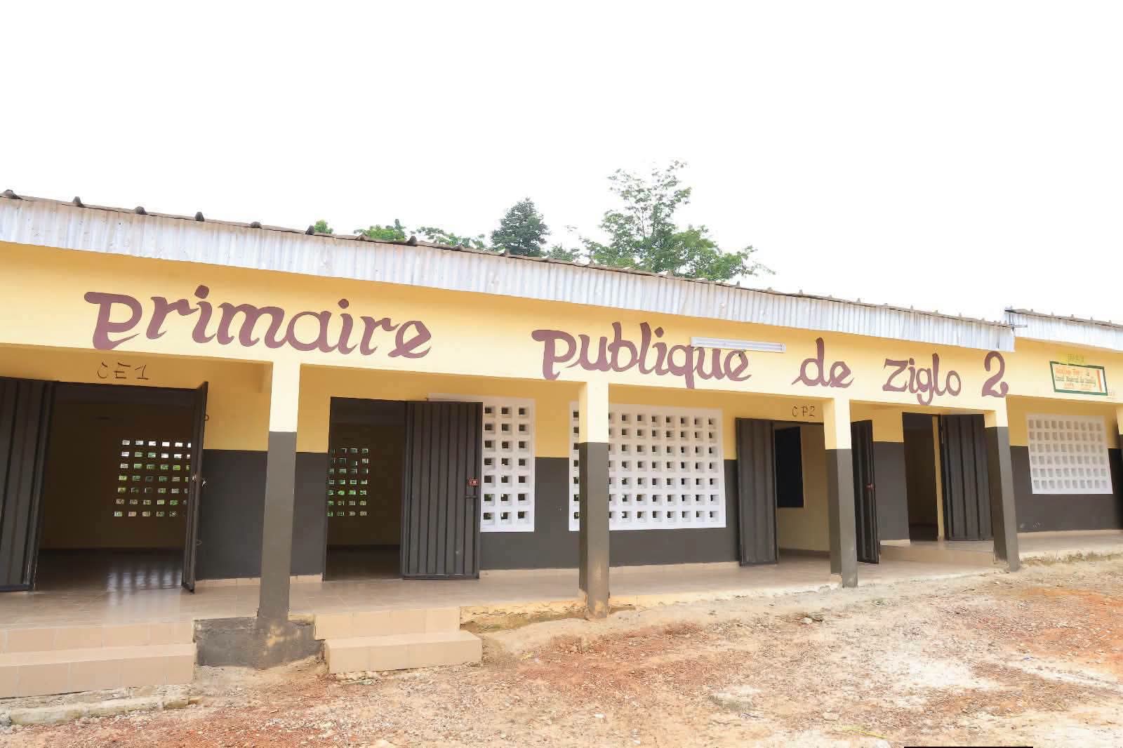 Côte d’Ivoire-AIP/ Un bâtiment de trois salles de classe inauguré à Ziglo