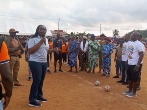 Côte d'Ivoire-AIP/ Grand-Lahou: Nadine Gnéba appelle les jeunes à la responsabilité et à la cohésion