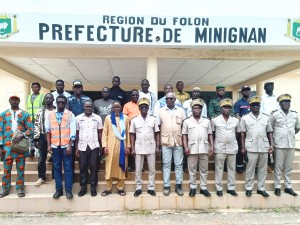 Côte d'Ivoire-AIP/ A Minignan, l'Ageroute mène des consultations en prélude à des travaux de construction d'ouvrages publiques dans la région du Folon