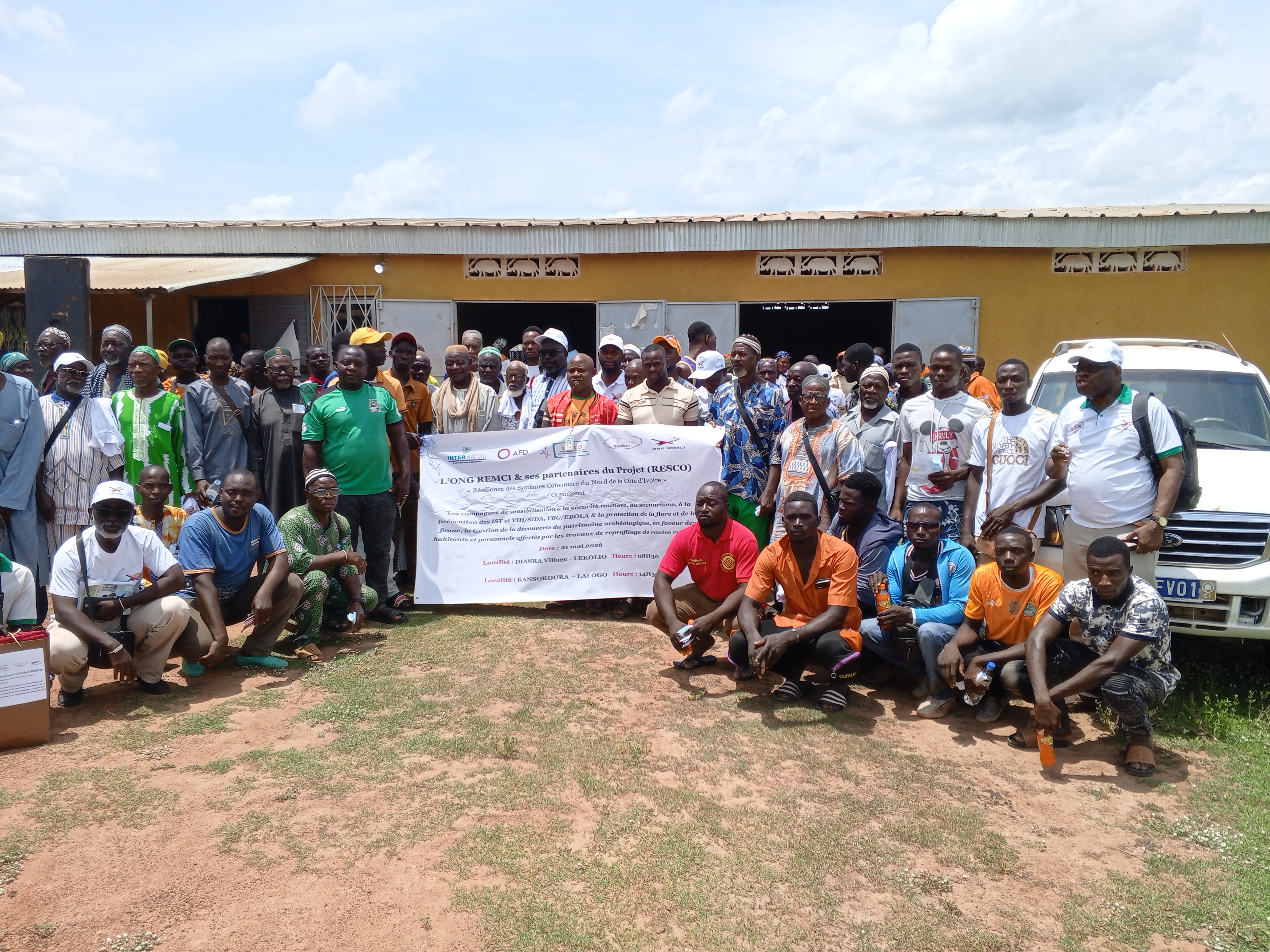 Côte d’Ivoire – AIP/L’entreprise NGTP et l’ONG REMCI sensibilisent les populations de Dianra village sur l’incivisme routier