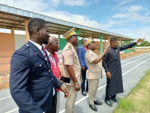 Côte d'Ivoire-AIP/ Les locaux de la mairie de Koro en cours de réhabilitation