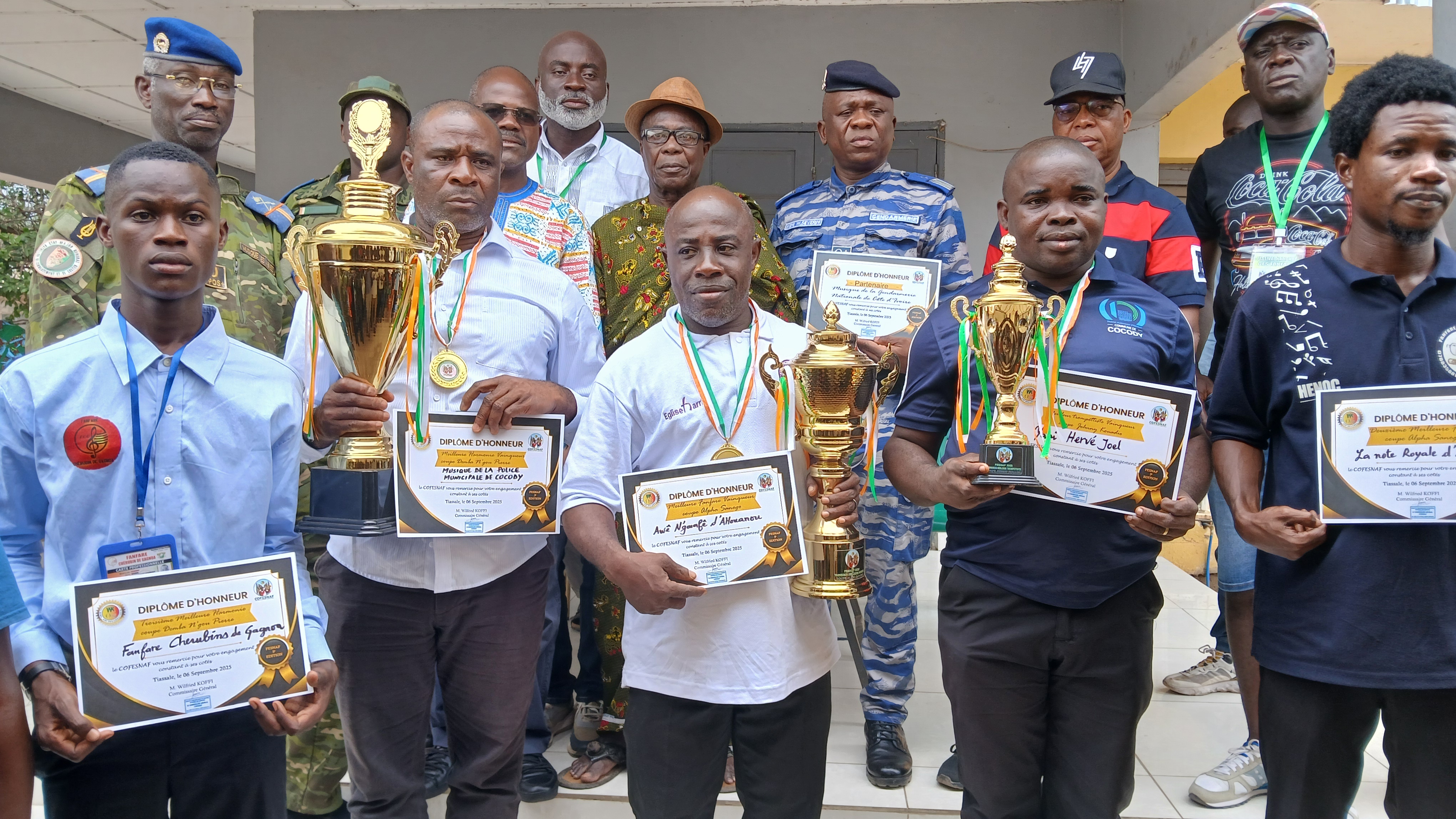 Côte d’ivoire-AIP/ Un groupe de Grand Lahou remporte la 5è édition du festival des fanfares de Tiassalé
