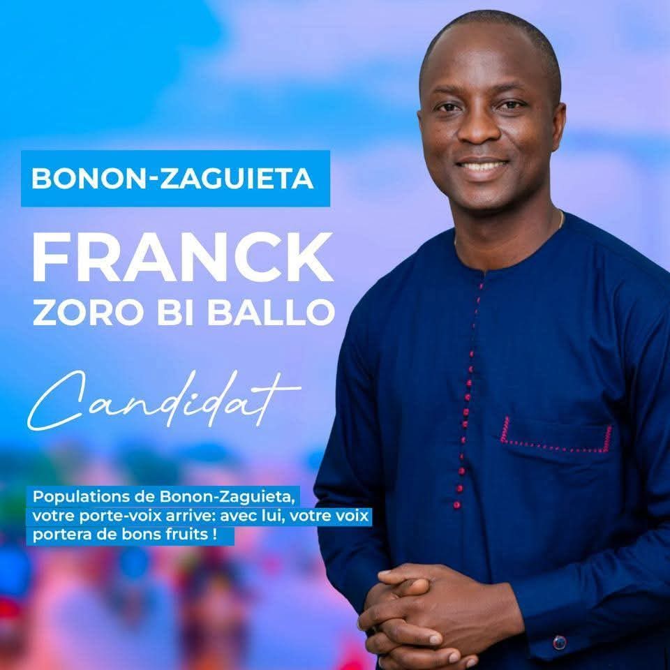 Côte d’Ivoire – AIP / Législatives 2025 : Franck Zoro Bi Ballo officialise sa candidature à Bonon