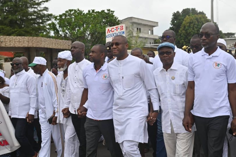 Côte d’Ivoire-AIP/ Sidi Tiémoko Touré initie une marche citoyenne pour la paix et la cohésion à Béoumi