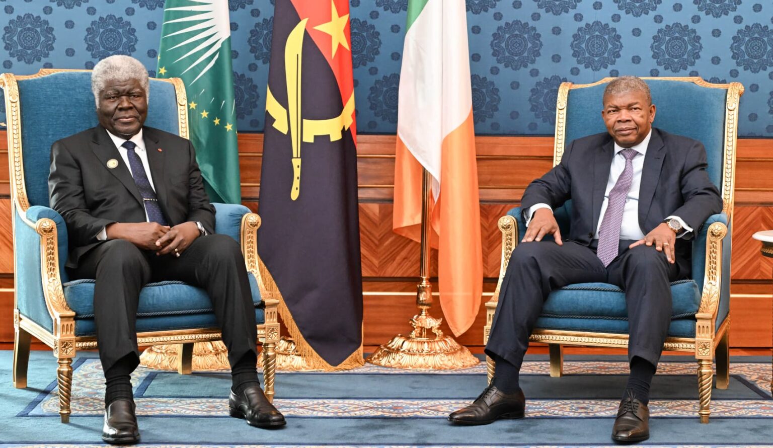 Côte d’Ivoire-AIP/ Inter/ Sommet des affaires Usa-Afrique : le Premier ministre Beugré Mambé et le président João Lourenço échangent sur la coopération ivoiro-angolaise