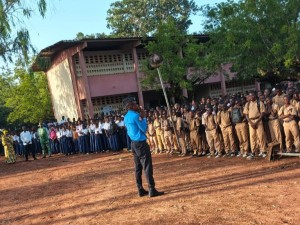 Côte d’Ivoire-AIP/ Les élèves du lycée moderne de Tengrela sensibilisés au civisme routier et à la citoyenneté