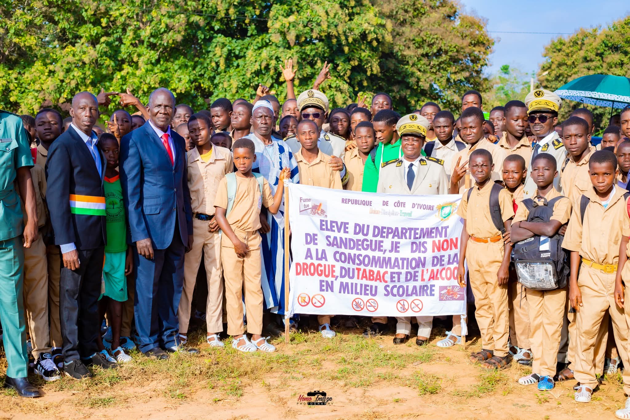 Côte d’Ivoire-AIP/Les élèves du lycée municipal de Sandégué sensibilisés aux dangers de la drogue, du tabac et de l’alcool