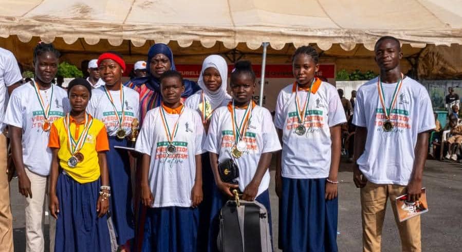 Côte d’Ivoire-AIP/ Des élèves filles distinguées lors d’un concours de débat et d’art oratoire à Tafiré