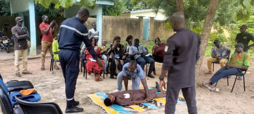 Côte d’Ivoire-AIP/ Les agents de la direction de l’agriculture de Niakara outillés aux gestes de premiers secours