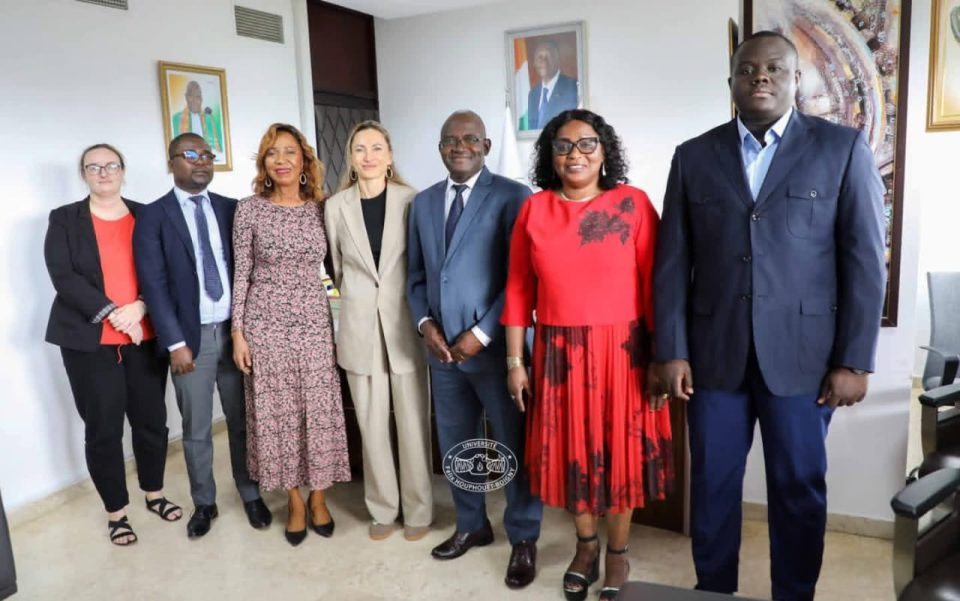 Côte d’Ivoire-AIP/ Pr Ballo Zié échange avec une délégation conjointe du CNDH-CI et de l’ UE sur les droits de l’homme en milieu universitaire