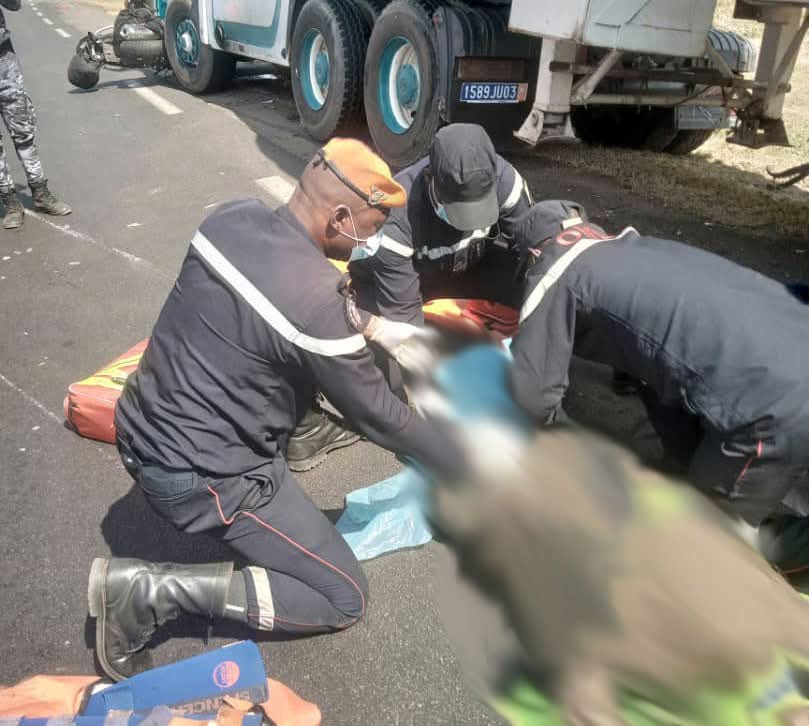 Côte d’Ivoire-AIP / Un sexagénaire grièvement blessé dans une collision moto-camion à Niakara