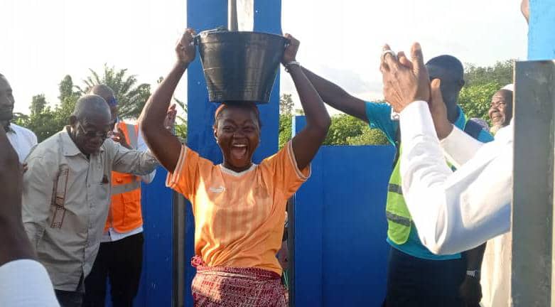 Côte d’Ivoire-AIP/ Le conseil municipal de Songon inaugure un château d’eau dans le village de Nieky Bonjour