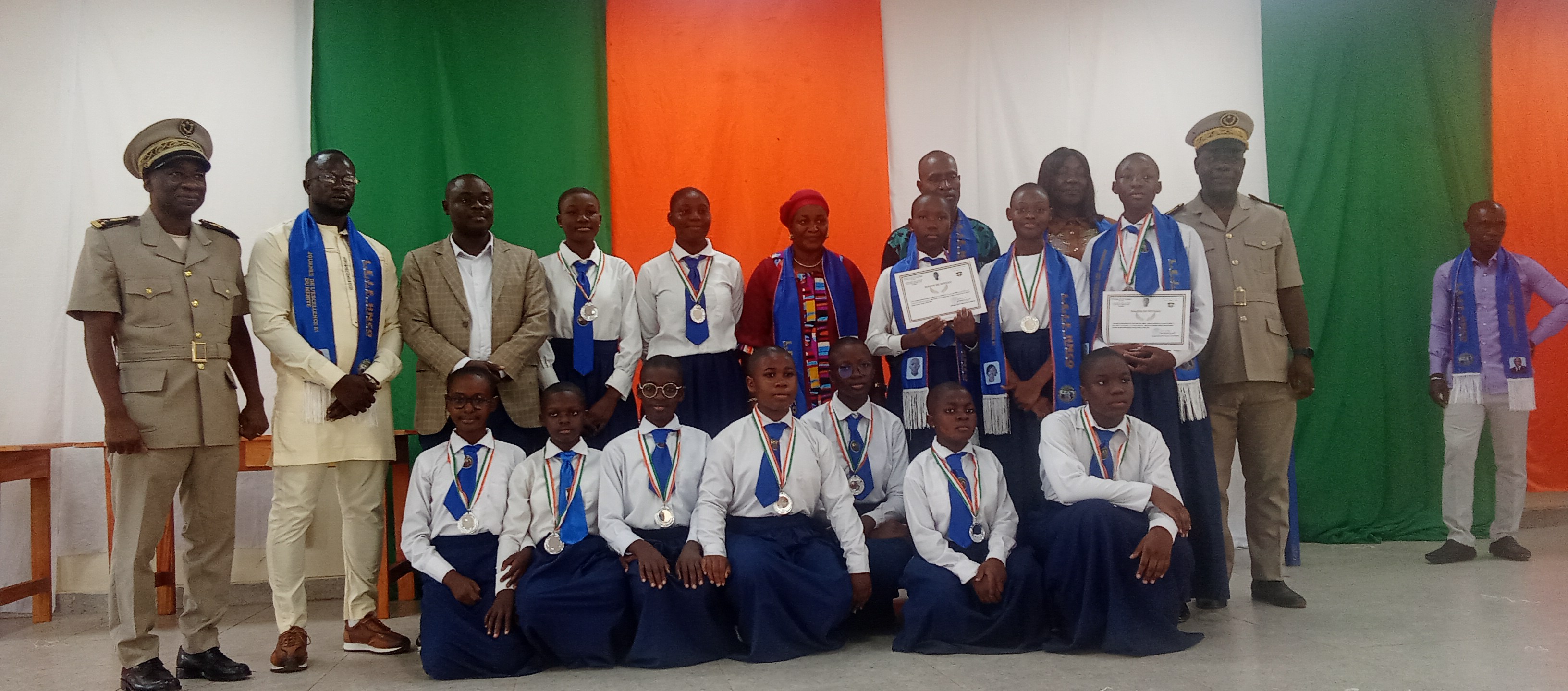 Côte d’Ivoire–AIP / Les meilleures élèves du lycée d’excellence de jeunes filles d’Odienné célébrées