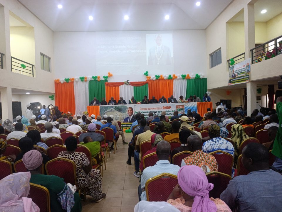 Côte d’Ivoire-AIP/ Les députés rendent compte de leur activité parlementaire aux populations du Kabadougou
