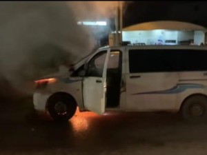 Côte d'Ivoire-AIP/ Une ambulance prend feu à Songon Kassemblé