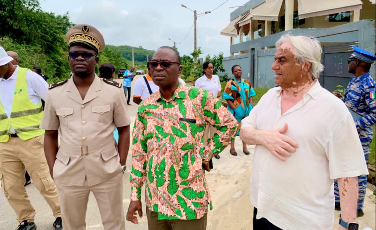 Côte d’Ivoire-AIP/ Le sous-préfet Jean Marc Seri en visite de prospection à Abiaté 2 pour les préparatifs de l’An 66