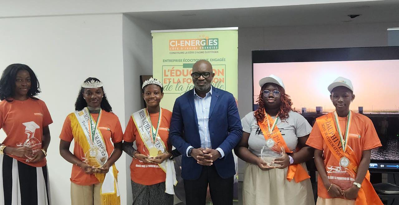 Côte d’Ivoire-AIP/ CI-Énergies récompense les lauréates de la 20e édition du concours Miss Mathématiques 2026