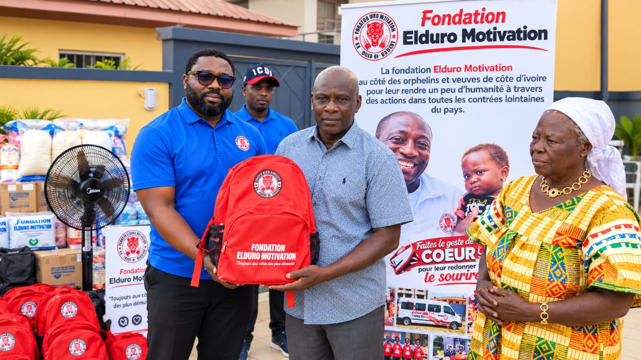 Côte d’Ivoire-AIP/ La fondation Elduro Motivation fait des dons aux pensionnaires de l’orphelinat Mamie Thérèse d’Abengourou