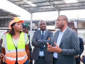 Côte d'Ivoire-AIP/ Le ministre Sidi Touré s’enquiert de l’avancement des travaux du futur marché de poisson frais de Yopougon
