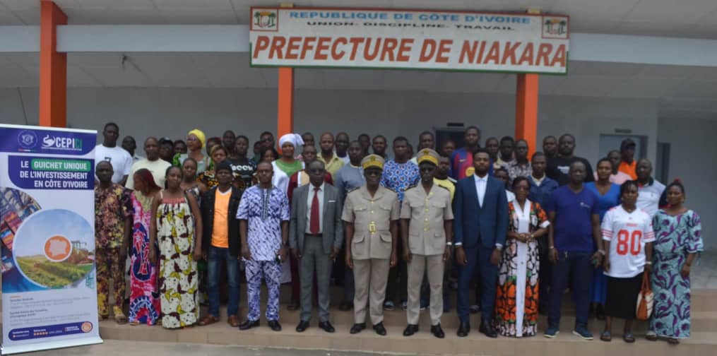 Côte d’Ivoire-AIP/ Le CEPICI présente aux acteurs économiques de Niakara les opportunités d’investissement et d’entrepreneuriat