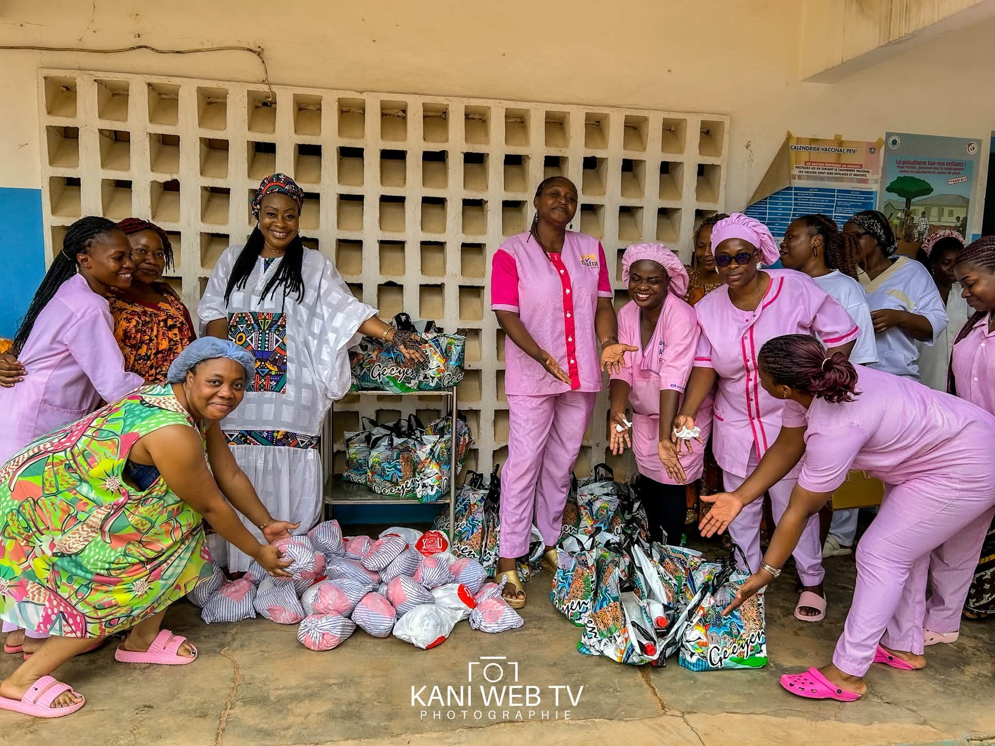 Côte d’Ivoire-AIP/ Des mamans et leurs nourrissons bénéficient de dons à Kani