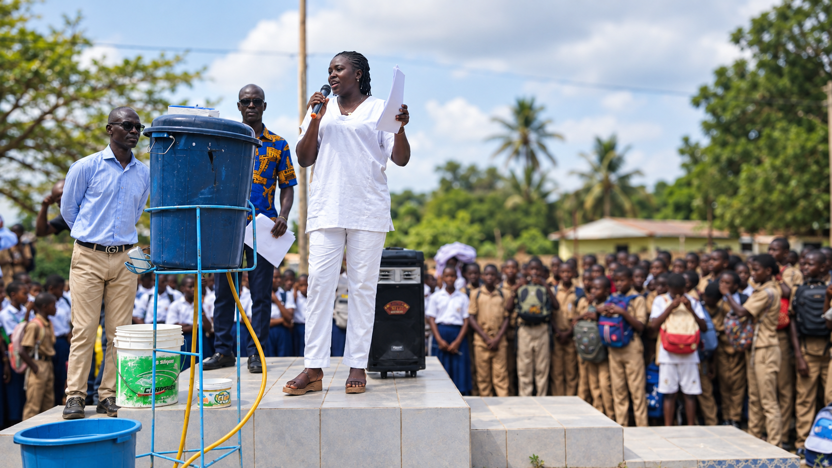 Côte d’Ivoire-AIP/ Les élèves du lycée Boga-Doudou de Lakota initiés aux dix étapes du lavage des mains