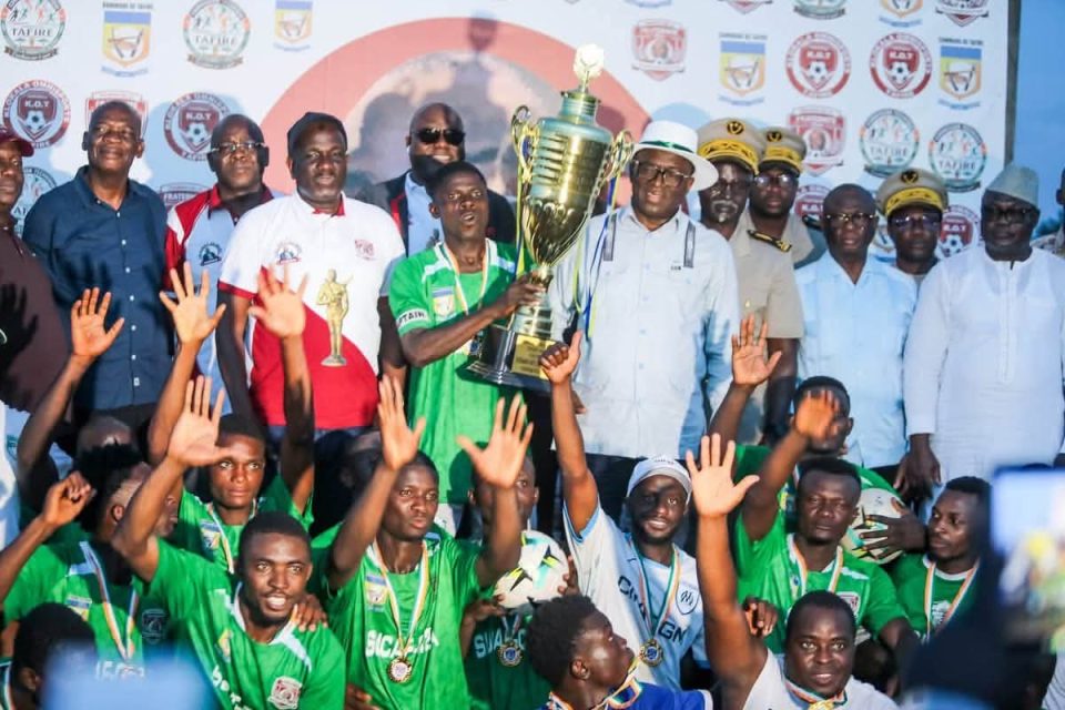Côte d’Ivoire-AIP/ La SUCAF-CI 2A remporte le trophée Tiémoko Meyliet Koné du tournoi de la fraternité de Tafiré