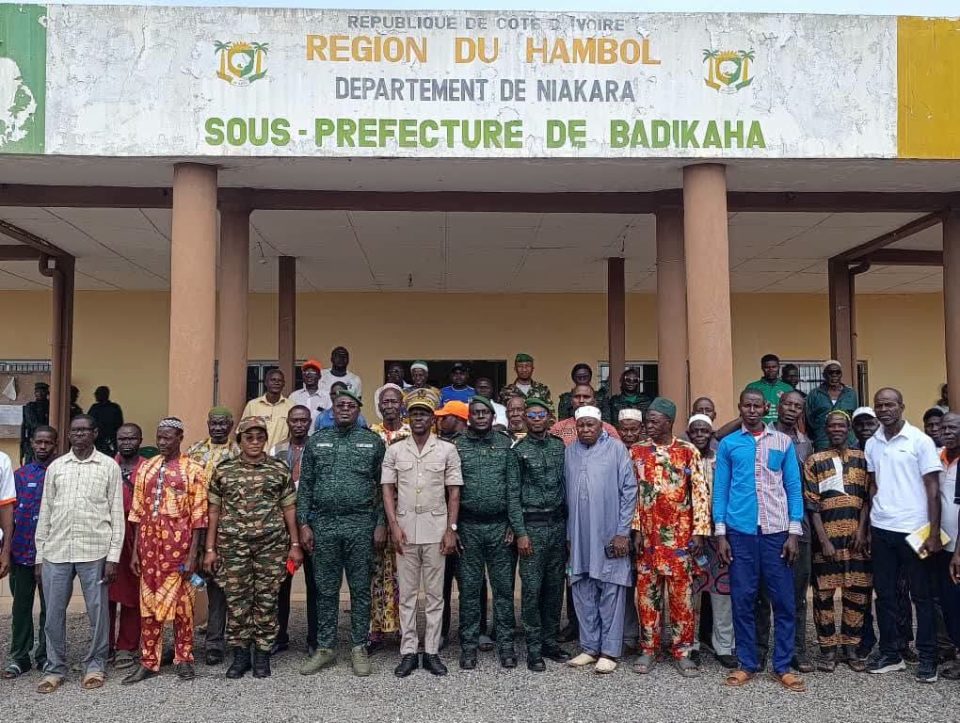 Côte d’Ivoire-AIP/ Les populations de Badikaha sensibilisées à la prévention des conflits avec les éléphants