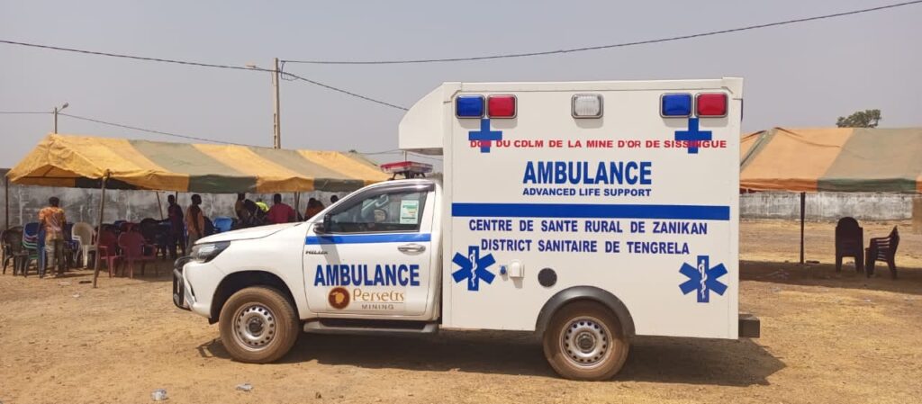 Côte d’Ivoire -AIP/ Une ambulance médicalisée pour soulager les populations de Zanikan