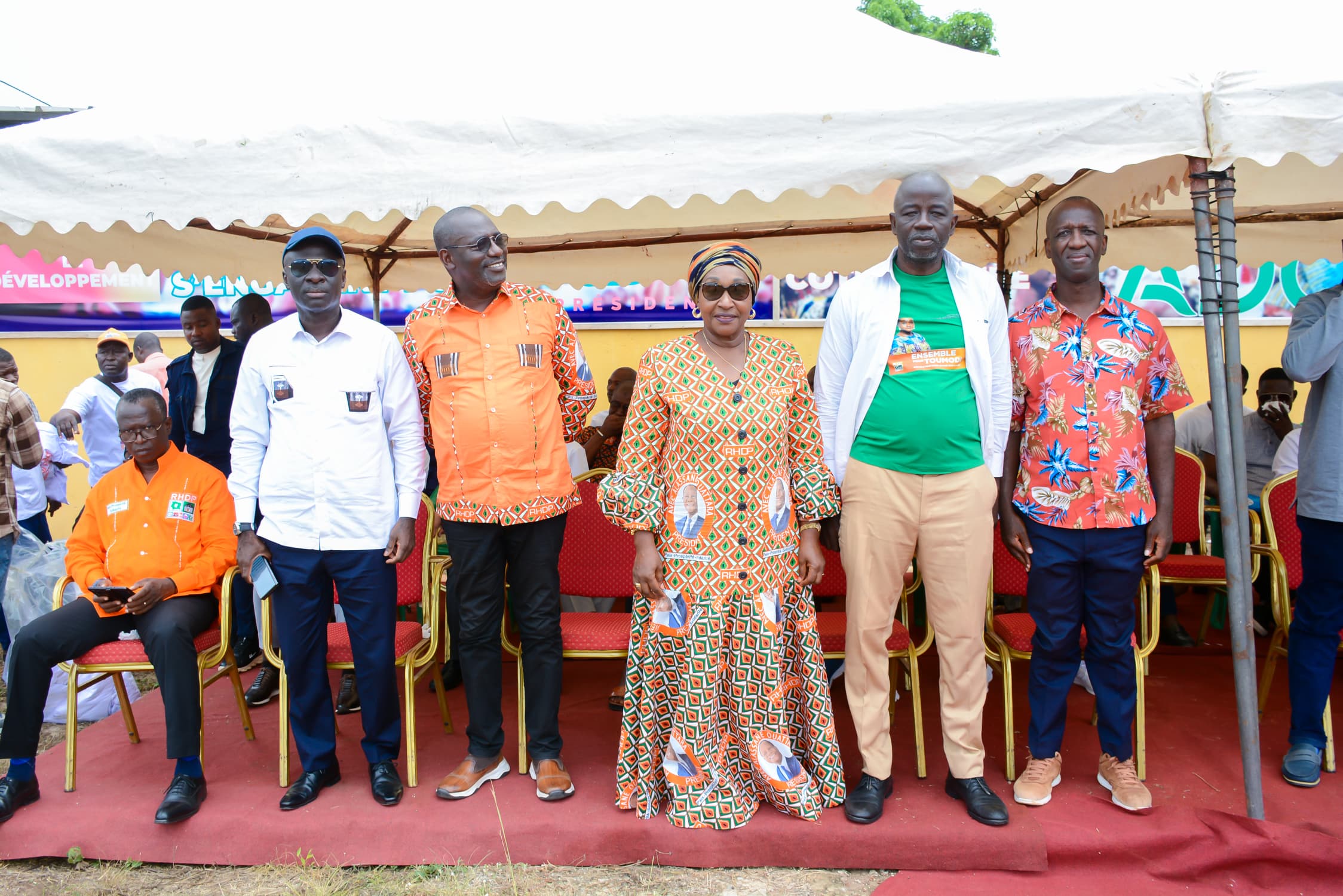 Côte d’Ivoire-AIP / Raymonde Goudou remercie les populations de Toumodi et réaffirme son engagement