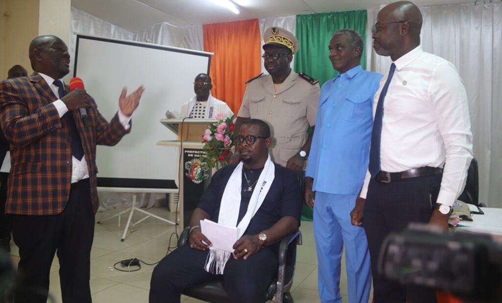 Côte d’Ivoire – AIP / Le coordonnateur Bamba Yacouba investi pour relever les défis du foncier et des BTP dans le Haut Sassandra