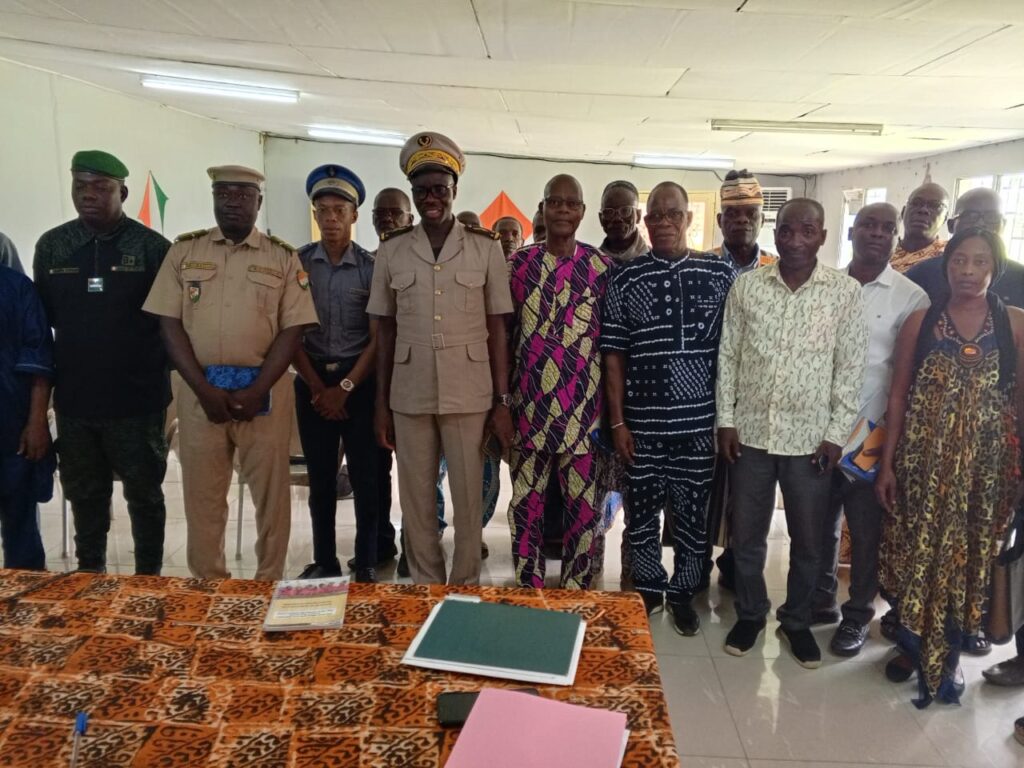 Côte d’Ivoire-AIP Le conseil de sous-préfecture d’Adiaké adopte son plan d’action 2025 pour une meilleure gestion des risques dans les villages