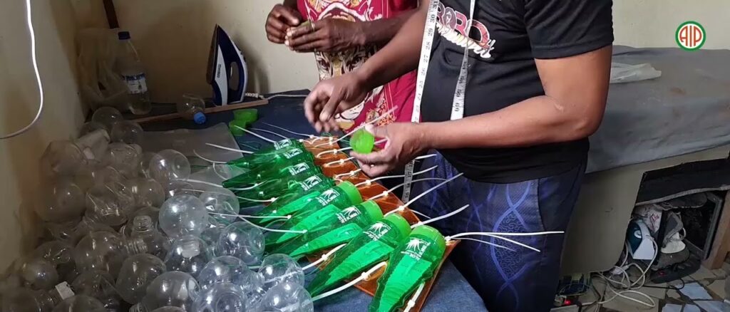 Région-Abidjan / Processus de création d’un vêtement à partir de bouteilles recyclées