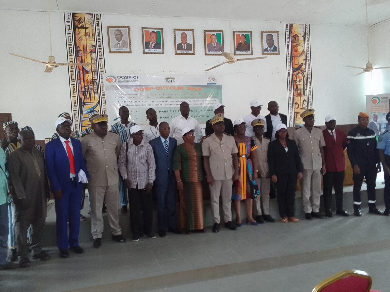 Côte d’Ivoire AIP/ Les missions de l’Observatoire de la qualité des services financiers présentées aux populations de Katiola