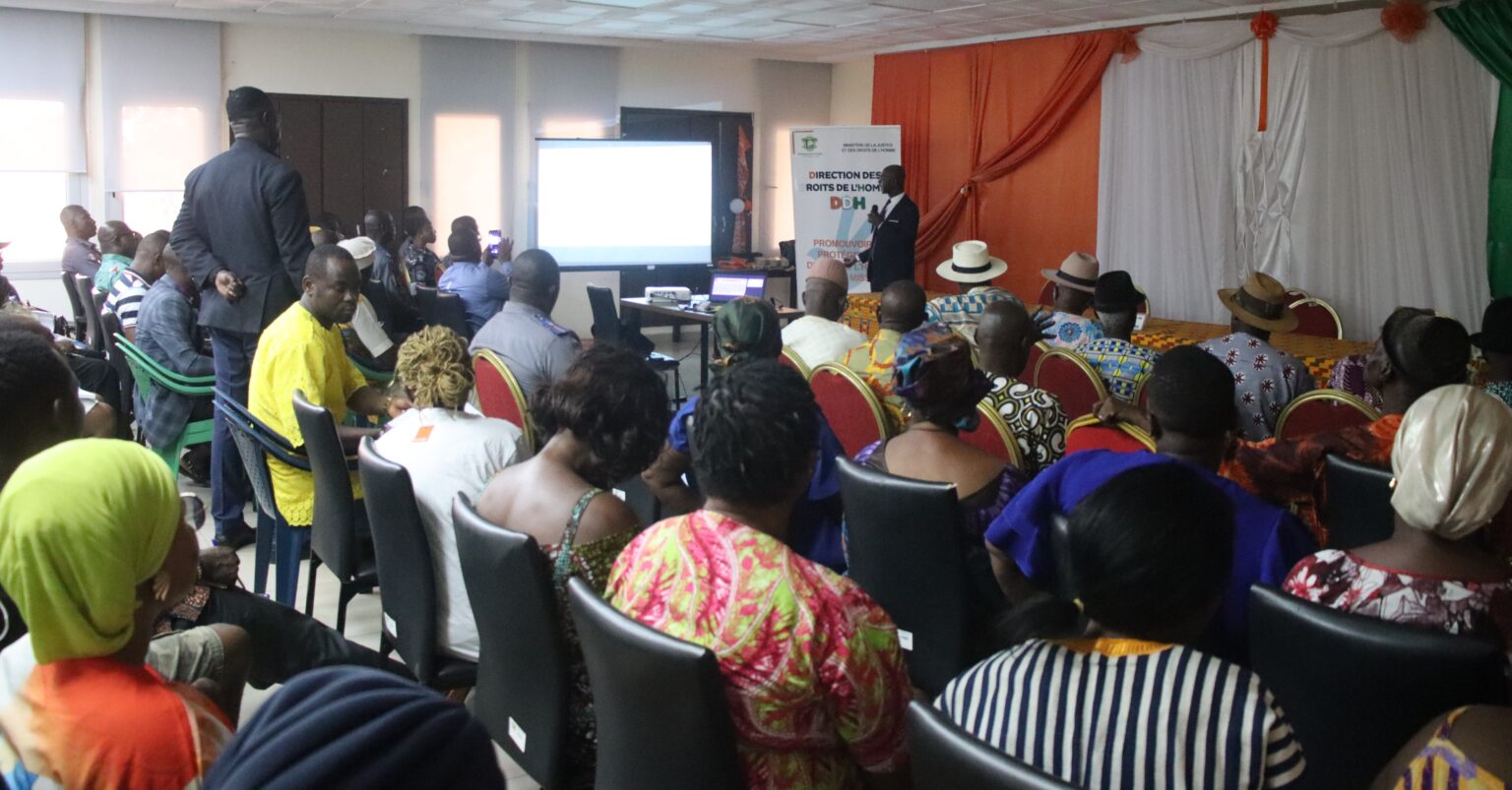 Côte d’Ivoire – AIP / Les populations du N’Zi sensibilisées sur les violences domestiques, le viol et les autres violences sexuelles