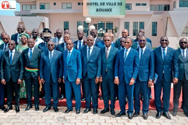 Côte d’Ivoire-AIP/ Le vice-président Tiémoko Meliyet Koné inaugure le nouvel hôtel de ville de Bouaké