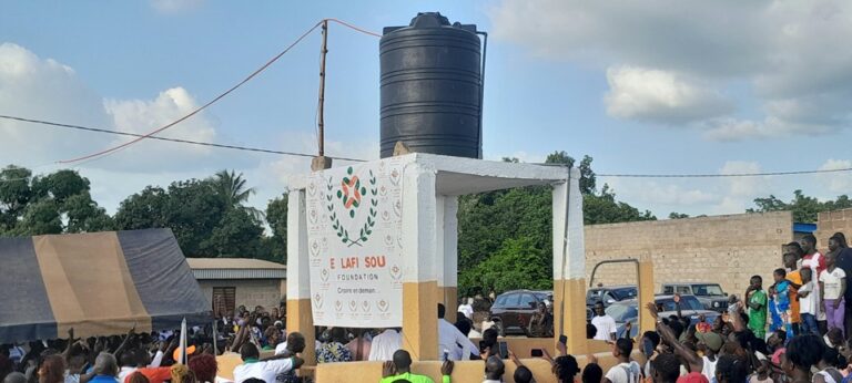 Côte d’Ivoire-AIP/ Deux ouvrages hydrauliques remis aux populations de Kouakou Oussoukro et de Sèssèkro par la Fondation E LAFI SOU