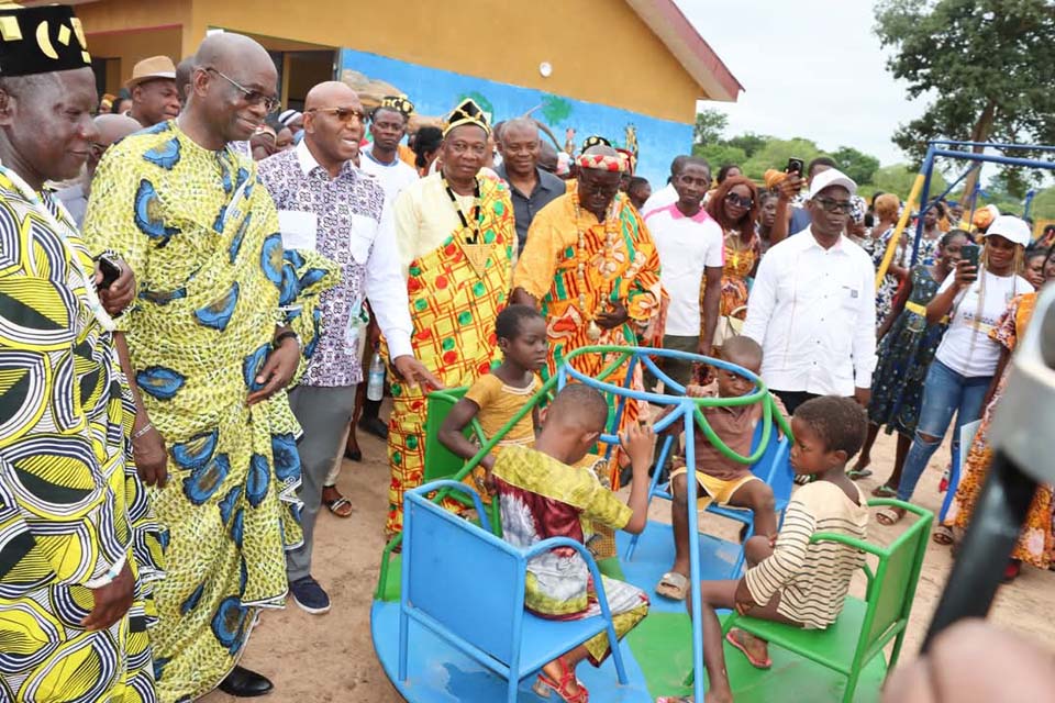 Cérémonie d'inauguration de l'école maternelle ”Téné Birahima Ouattara” de Dida Kayabo - AIP - Agence Ivoirienne de Presse