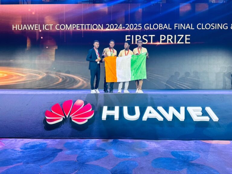 AIP/ Inter/ La Côte d’Ivoire remporte le championnat du monde en informatique à la HUAWEI ICT compétition 2025