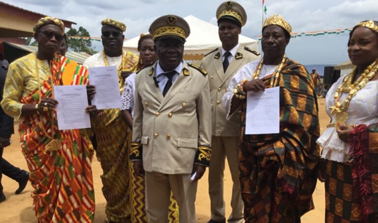 Côte d’Ivoire-AIP/Alépé: les nouveaux chefs de villages de la sous-préfecture d’Ogwhlapo invités à préserver les biens de la communauté