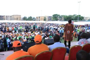 Forte mobilisation de la population d'Abobo.