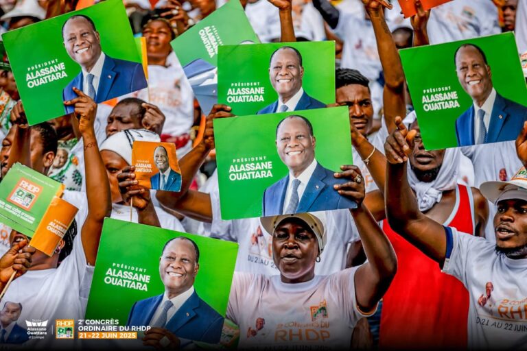 Côte d’Ivoire-AIP/ 2e Congrès du RHDP: la délégation de la Mé venue exprimer sa reconnaissance au président du parti en faveur de ses actions de développement dans la région