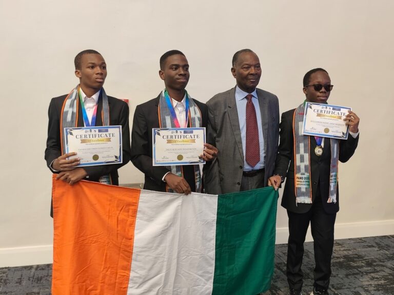 AIP/Inter/ La Côte d’Ivoire décroche la médaille de bronze par équipe aux Olympiades panafricaines de mathématiques 2025