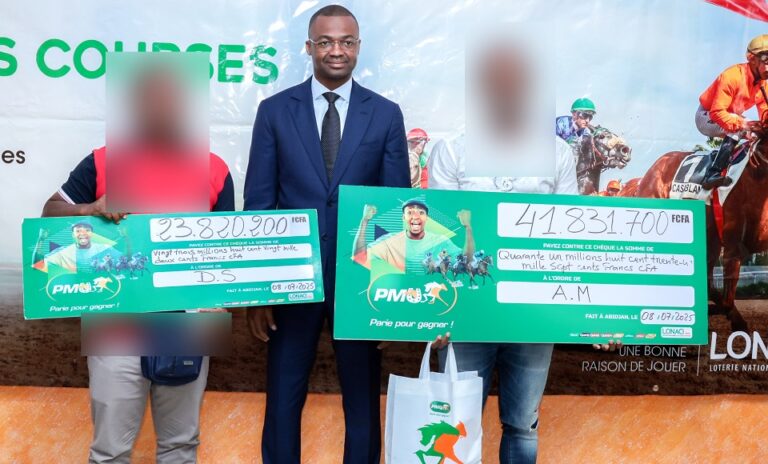 Côte d’Ivoire-AIP/ Deux parieurs remportent plus de 65 millions FCFA au PMU