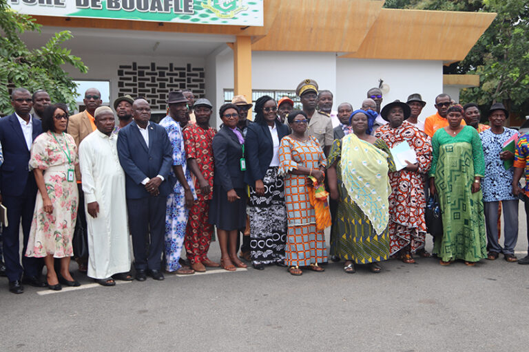 AIP/ L’Observatoire de la qualité des services financiers de Côte d’Ivoire présente ses missions à Bouaflé