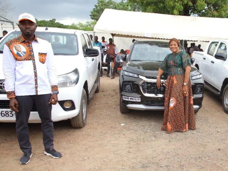 Côte d’Ivoire-AIP/ Présidentielle 2025 : des véhicules remis aux structures spécialisées du RHDP du Bounkani pour le travail de proximité