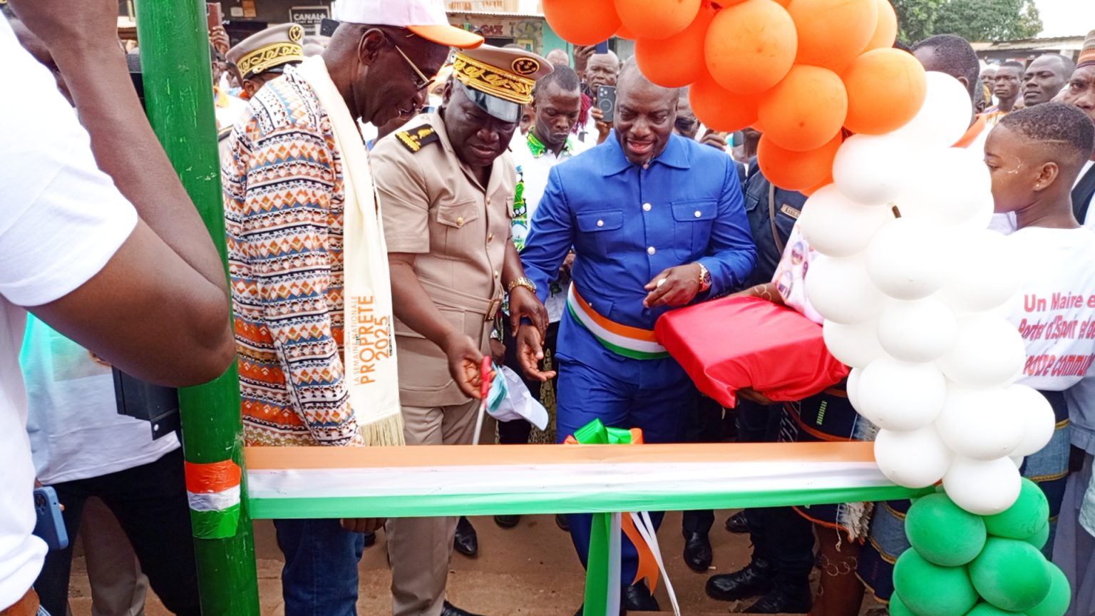 Côte d’Ivoire AIP/ Le maire de Kounahiri appelle à la prudence à l’occasion de l’inauguration des feux tricolores