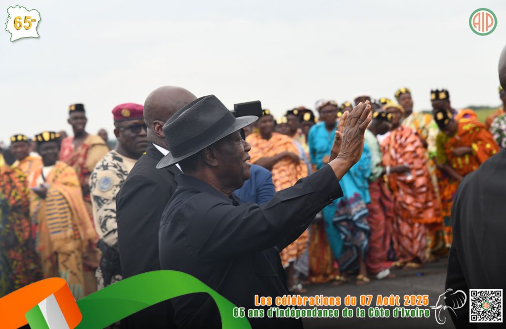 AIP/ An 65 : Le Président Ouattara se félicite de ses choix de gouvernance pour maintenir le cap du développement de la Côte d’Ivoire