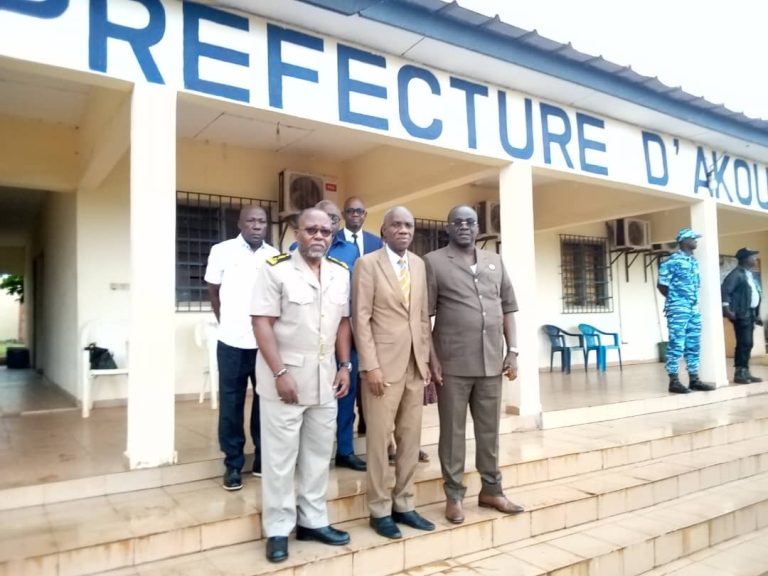 Côte d’Ivoire-AIP / L’inspection générale des services de l’administration du territoire en mission à Akoupé