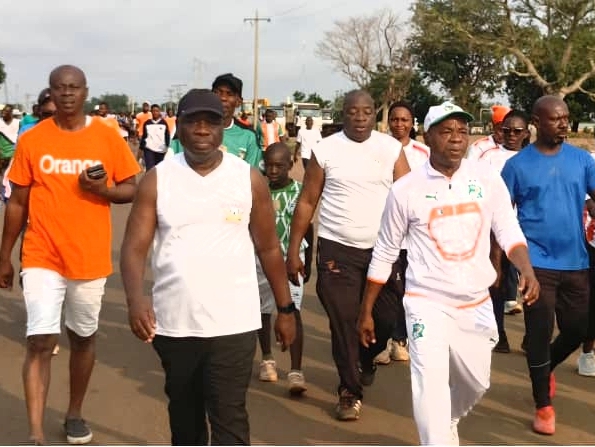 Côte d’Ivoire-AIP/ Une marche sportive organisée à Bouna en prélude à la fête de l’Indépendance